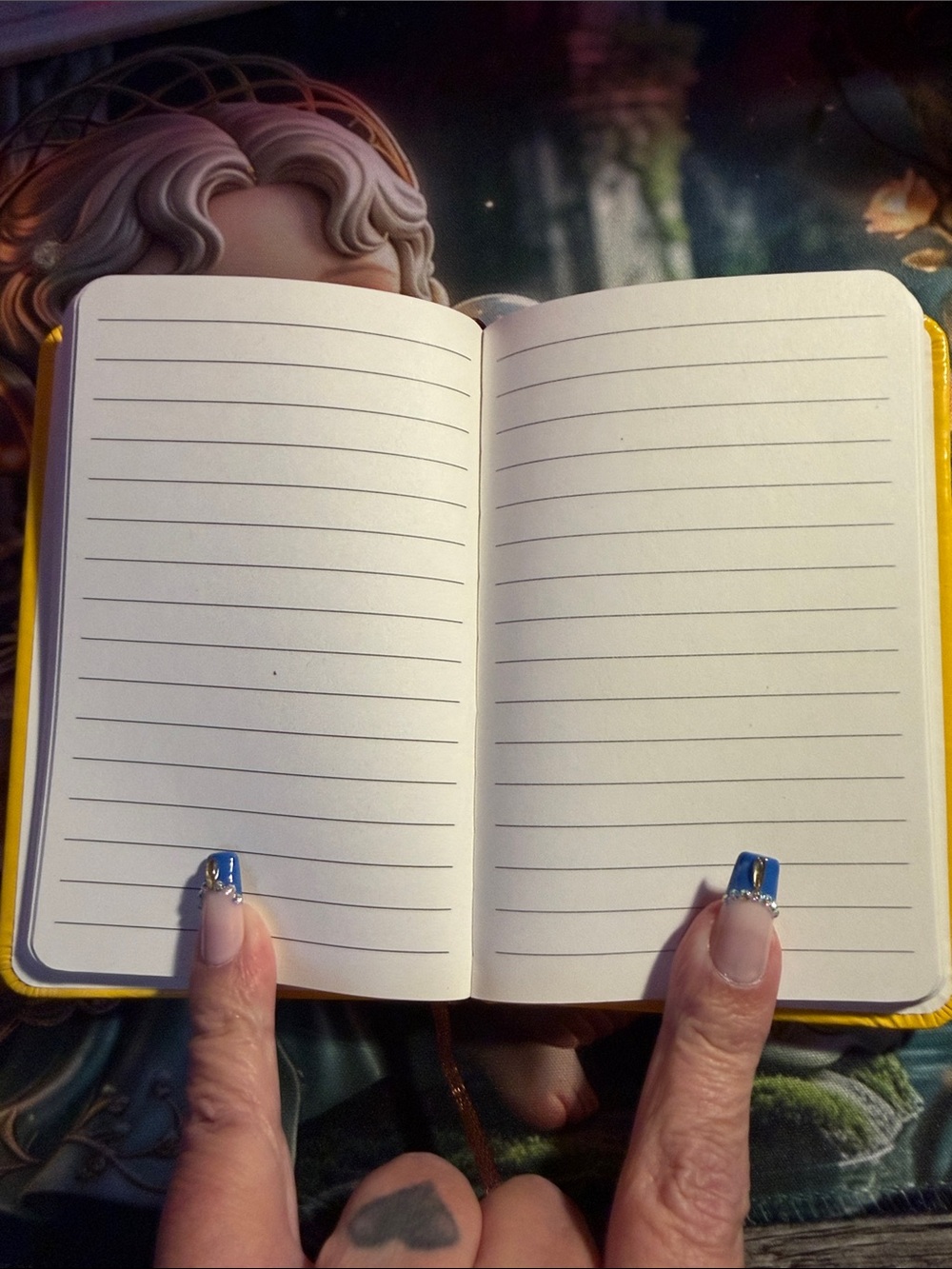 Yellow and Blue Notebook - Picture 2 of 2